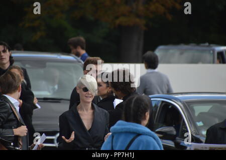 Paris, France. 24 Sep 2018. Fashion week Paris : Défilé Dior. Hippodrome de Longchamp, Paris , France. 24 septembre 2018. Les arrivées. Credit : Alphacit NEWIM/Alamy Live News Banque D'Images