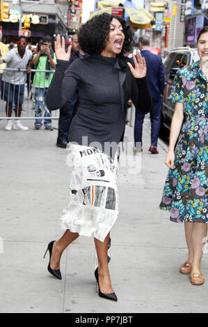 New York, NY, USA. Sep 24, 2018. Taraji P. Henson à jour la promotion de la GMA la nouvelle saison de l'Empire le 24 septembre 2018. Credit : Rw/media/Alamy Punch Live News Banque D'Images