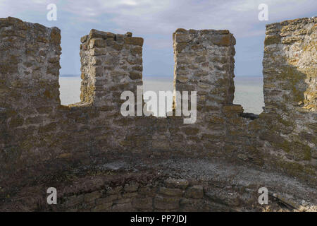 9 septembre 2018 - Belgorod-Dnestrovskiy, Odessa, Ukraine, Europe de l'Ob - voir l'estuaire du Dniestr de la tour de la forteresse de l'Akkerman Crédit : Andrey Nekrasov/ZUMA/Alamy Fil Live News Banque D'Images