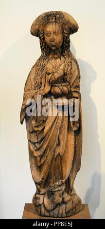 Marie Madeleine. La figure dans le Christianisme. Église de Karlsoy, Troms. 1520's. Musée historique. Oslo. La Norvège. Banque D'Images