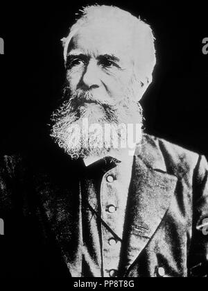ERNST HAECKEL (1834-1919) - philosophe et biologiste allemand. Banque D'Images