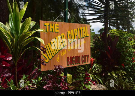 Baguio City est la capitale estivale des Philippines la destination favorite des habitants, touristes et des vacanciers à tout moment de l'année. Banque D'Images