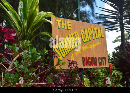 Baguio City est la capitale estivale des Philippines la destination favorite des habitants, touristes et des vacanciers à tout moment de l'année. Banque D'Images