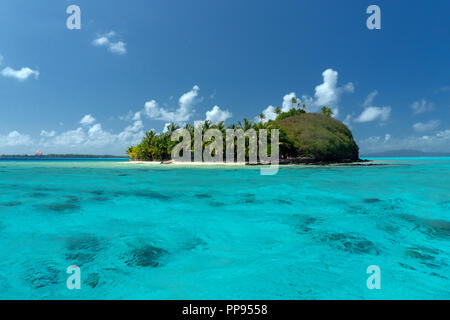 Lagon de l'île de Bora Bora en Polynésie française paysage Banque D'Images