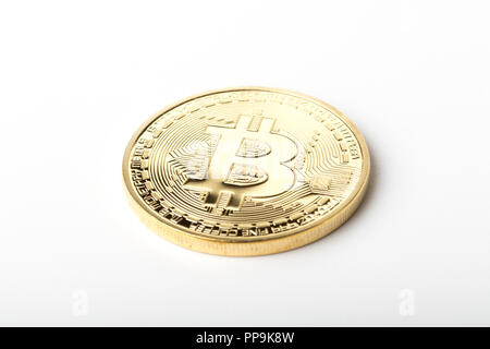 Bitcoin est un "open source web comptant devise. Banque D'Images