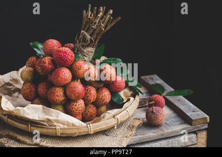 Fresh Fruits litchi Banque D'Images