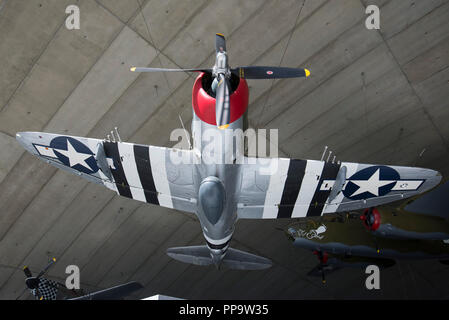 Republic P-47D Thunderbolt à IWM Duxford Banque D'Images