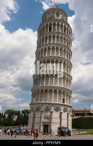 La Tour Penchée de Pise, Toscane, Italie Banque D'Images