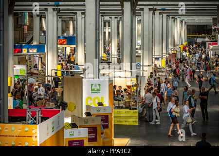 Lingotto Turin Italie 22 septembre 2018 Terra Madre - Salone del Gusto - Banque D'Images