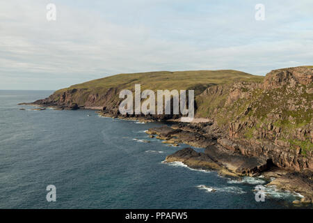 Stoer Head (Rubha Stoer en gaélique écossais) est une pointe de terre au nord de Lochinver et le canton de Stoer à Sutherland, NW de l'Écosse. Banque D'Images