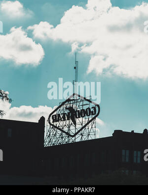 Goodyear Sign in Akron en Ohio Banque D'Images