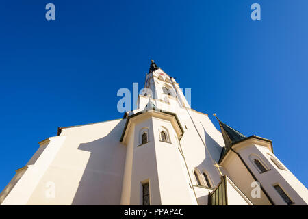 Église paroissiale Maria Himmelfahrt, Bad Toelz, Bad Tolz, Upper Bavaria, Bavaria, Germany Banque D'Images