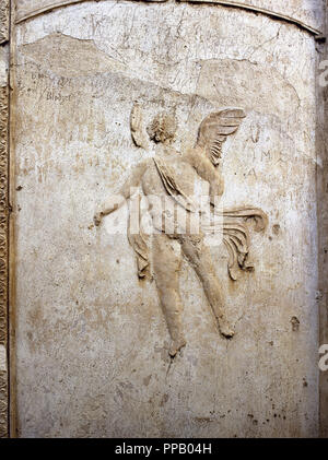 Pompéi. Relief représentant Cupidon. Temple d'Isis. Le Purgatoire. 2ème siècle avant J.-C.. L'Italie. Banque D'Images