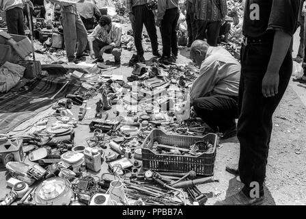 Les camps de réfugiés palestiniens de Sabra et Chatila, à Beyrouth, Liban 1998. Banque D'Images