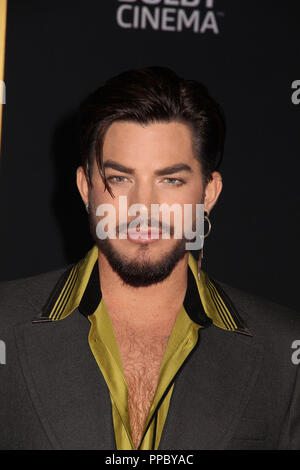 Adam Lambert 09/24/2018 Le Los Angeles Premiere d 'une étoile est née", tenue au Shrine Auditorium & Expo Hall à Los Angeles, CA Photo par Izumi Hasegawa / HollywoodNewsWire.co Banque D'Images