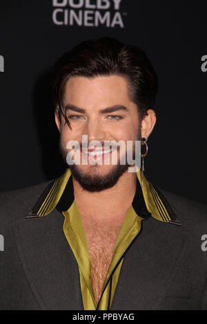 Adam Lambert 09/24/2018 Le Los Angeles Premiere d 'une étoile est née", tenue au Shrine Auditorium & Expo Hall à Los Angeles, CA Photo par Izumi Hasegawa / HollywoodNewsWire.co Banque D'Images