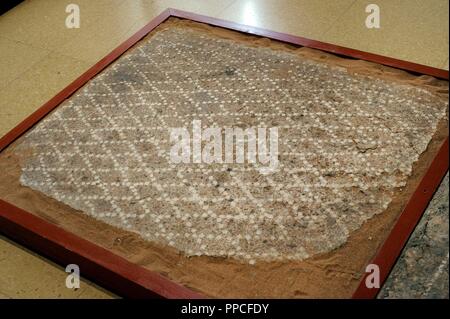 Époque Romaine. L'Opus signinum paviment. 1er siècle av-1e siècle AD. Zone du port d'une carrière. Tarragone. Musée Archéologique National. Tarragone. L'Espagne. Banque D'Images