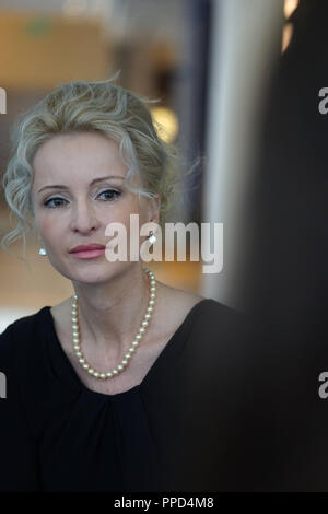 Sandra Navidi, avocat allemand, fondateur et président-directeur général (PDG) d'au-delà de Global LLC. Banque D'Images