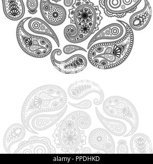 Eps10 vector paisley design. Illustration pour votre conception. Illustration de Vecteur