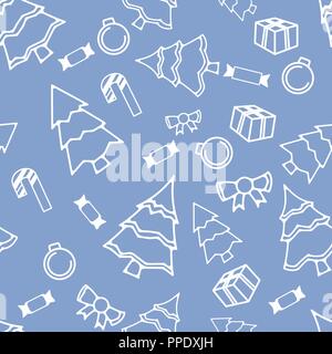 Les vacances d'hiver, modèle sans couture Illustration de Vecteur