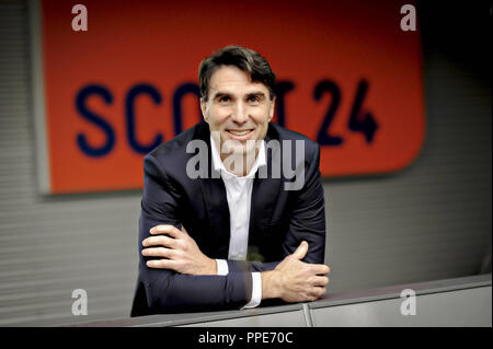 Greg Ellis, PDG de Scout24 AG, représentée au siège de la société à Munich. Banque D'Images