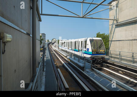 Rennes, VAL-Metro, Station Pontchaillou Banque D'Images