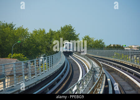 Rennes, VAL-Metro, Station Pontchaillou Banque D'Images