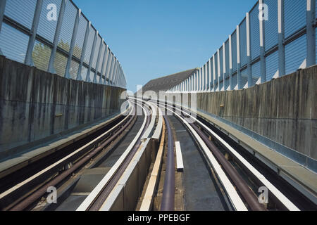 Rennes, VAL-Metro, Station Pontchaillou Banque D'Images