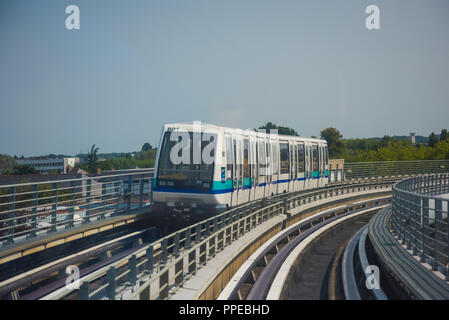 Rennes, VAL-Metro, Station Pontchaillou Banque D'Images