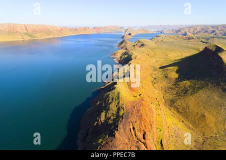 Lake Argyle, un homme fait d'eau fraîche de la rivière Ord, vu de l'air, Kimberley, au nord-ouest de l'Australie dans le monde entier d'utilisation | Banque D'Images
