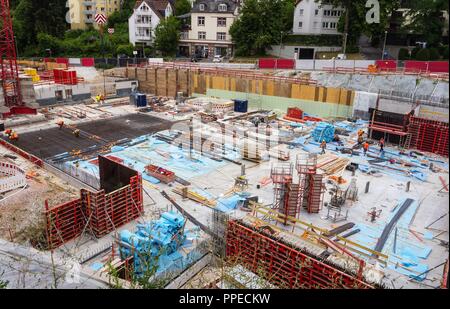 Site de construction du Casals Forum de l'Académie Kronberg à Kronberg im Taunus, Allemagne | conditions dans le monde entier Banque D'Images