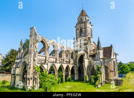 L'église de Saint-Etienne-le-Vieux à Caen, France Banque D'Images