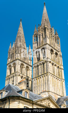 L'église de l'abbaye Saint Etienne de Caen, France Banque D'Images