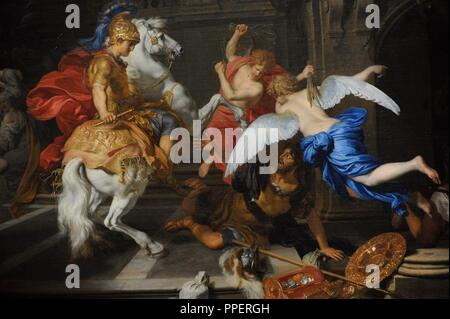 Gerard De Lairesse (1640-1711). Peintre hollandais. Expulsion d'Heliodorus du Temple, 1674. Détail. Musée Wallraf-Richartz. Cologne. L'Allemagne. Banque D'Images