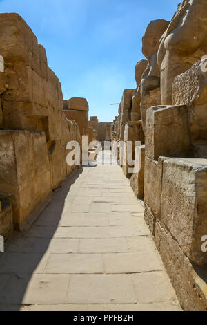 Le complexe du temple de Karnak, aussi connu comme le Temple de Karnak, à Thèbes, Luxor, Egypte Banque D'Images