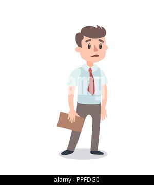 Businessman de caractères. Animation de personnage. Personnage masculin constructeur. L'homme différentes postures. Vector set personnage. Illustration de Vecteur