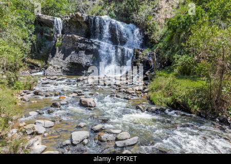 La Periquera cascades de Villa de Leyva Boyaca Colombie en Amérique du Sud Banque D'Images