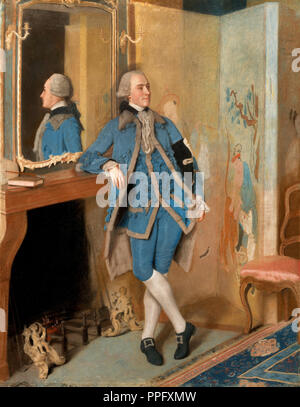 Jean-étienne Liotard, Portrait de John, Lord Mountstuart, plus tard 4e comte et 1er marquis de Bute 1763 Pastel sur parchemin. Getty Center, Los Angeles, Banque D'Images