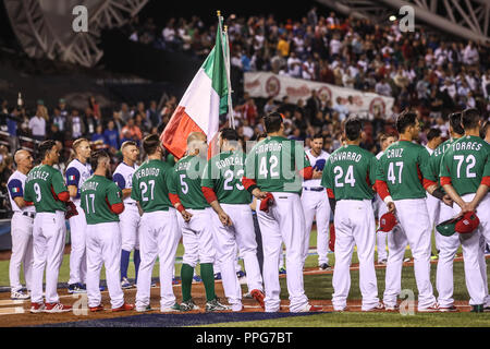 L'équipe du Mexique. Equipo de Mexico. Edgar Gonzalez, Jésus Quiroz (17), Alex Verdugo (27), Brandon Laird (5), Adrian Gonzalez (23), Japhet Amador (42), Banque D'Images