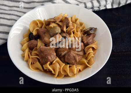 Boeuf Stroganoff Banque D'Images