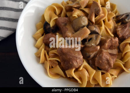 Boeuf Stroganoff Banque D'Images