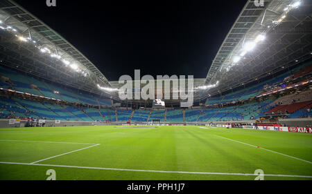 Leipzig, Saxe. Sep 20, 2018. Football : Ligue Europa, Groupe étape, Journée 1 : RB Leipzig - RB Salzbourg. Voir dans le stade. Crédit : Jan Woitas/dpa-Zentralbild/dpa/Alamy Live News Banque D'Images
