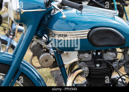 1950 Triumph TR6 Thunderbird 650cc Moto. Moto classique britannique Banque D'Images