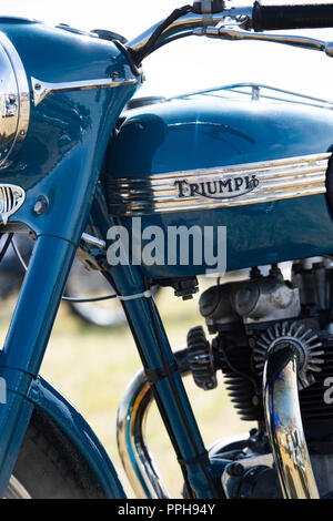 1950 Triumph TR6 Thunderbird 650cc Moto. Moto classique britannique Banque D'Images