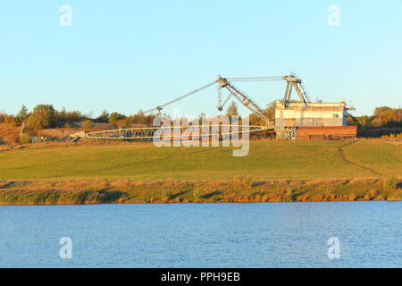 Un environnement préservé Bucyrus Erie 1150 Walking Dragline Banque D'Images