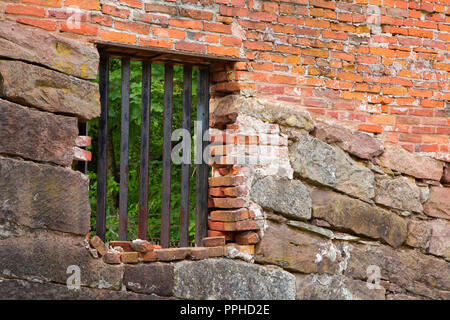 Doris Day ruine, ancienne prison & New-Gate archéologiques préserver, mine de cuivre Connecticut Banque D'Images