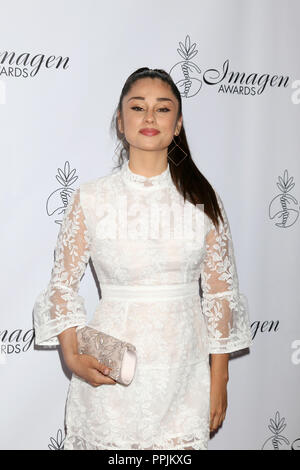 33Rd Annual Imagen Awards à l'hôtel JW Marriott - Arrivées en vedette : Yvette Monreal Où : Los Angeles, California, United States Quand : 26 août 2018 Credit : Nicky Nelson/WENN.com Banque D'Images