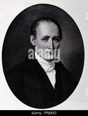 Joseph Nicéphore Niépce (1765-1833), inventeur français, maintenant généralement crédité comme l'inventeur de la photographie et un pionnier dans ce domaine. Banque D'Images