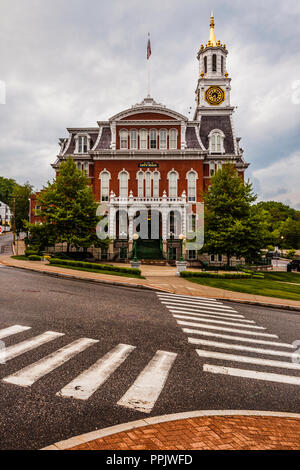 L'Hôtel de ville de Norwich, Connecticut, Etats-Unis Banque D'Images