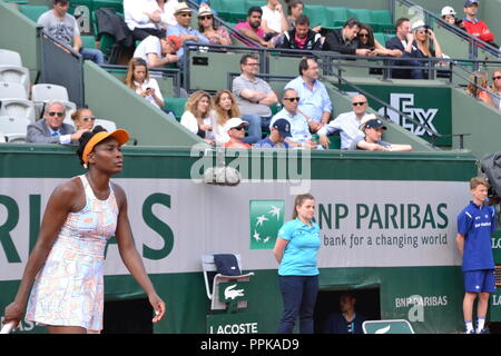 Venus Williams à Roland-Garros - 2016 Banque D'Images